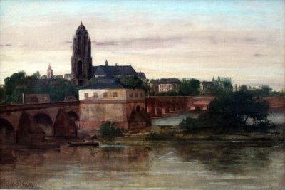Vista de Frankfurt am Main de Gustave Courbet